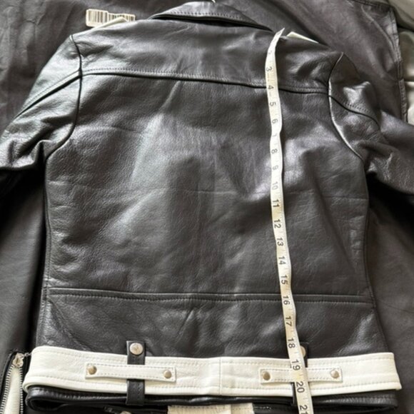 NWT Straight to Hell Commando Leather Jacket Women's S - Picture 5 of 7